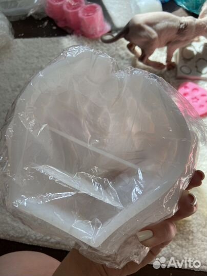 Силиконовые форма руки для свечей или украшений