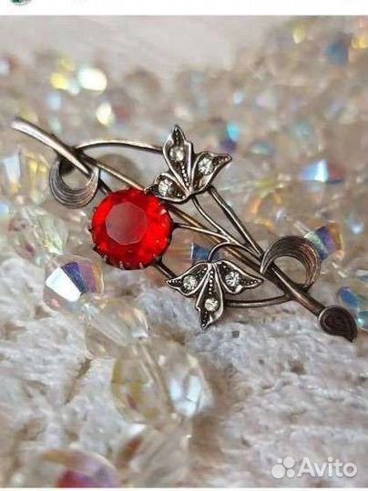 Винтажные броши серебро 875