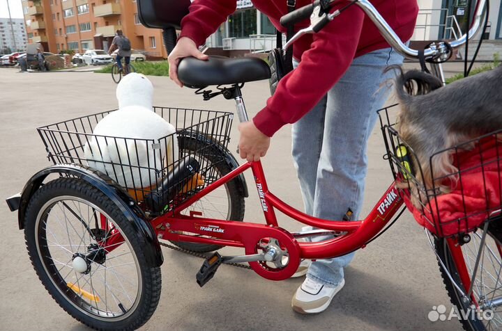 Новый трехколесный велосипед для взрослых