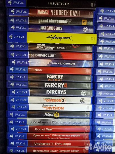 Диски для Sony PS4 лицензия