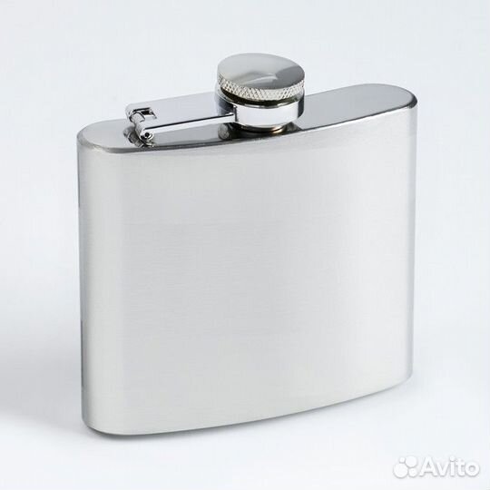 Фляжка, 150 мл, 5 oz, под нанесение, 9.5 х 9.5 см