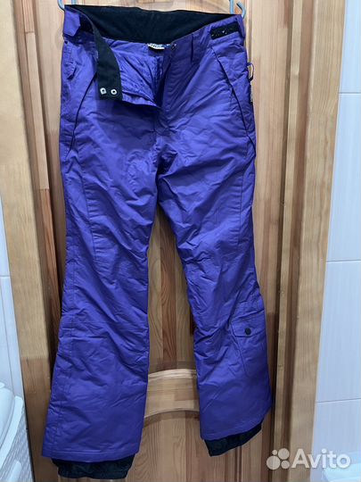 Брюки горнолыжные фиолетовые женские 44