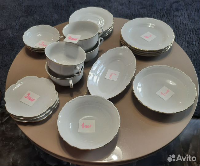 Набор столовой посуды новый