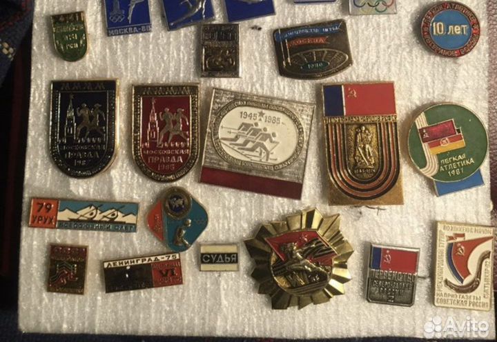 Значок спорт футбол хоккей борьба олимпиада