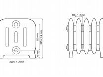Радиатор чугунный Bolton 200 5 секций BL 200-5s