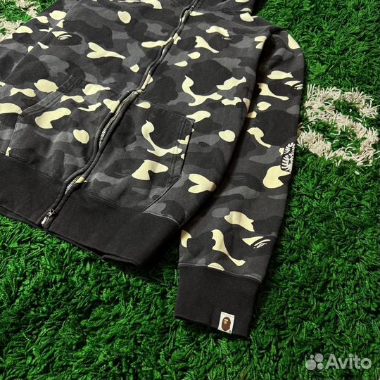 A Bathing Ape Bape Zip Hoodie Shark