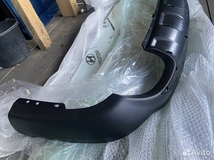 Юбка заднего бампера Hyundai Santa Fe 2 CM 09-12г