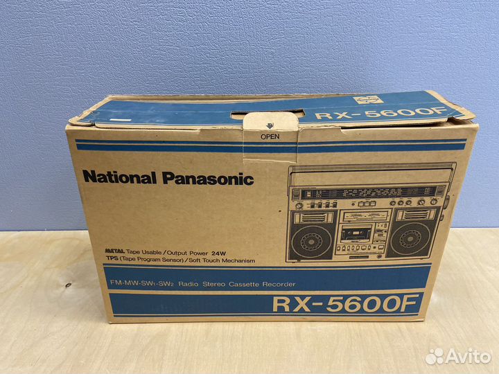 National Panasonic RX 5600 super lux box elite