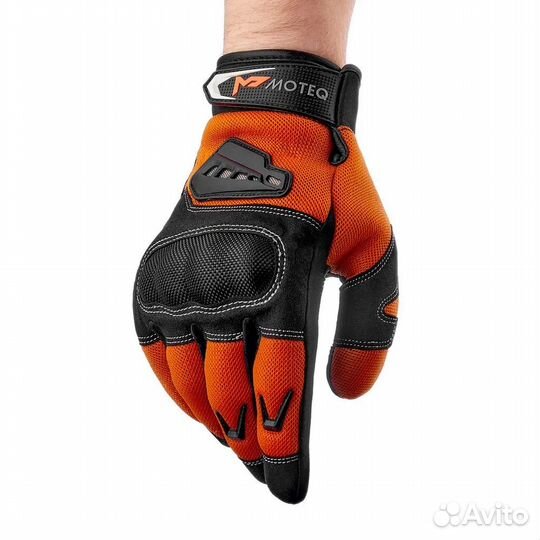 Мотоперчатки Moteq Twist2 black-orange