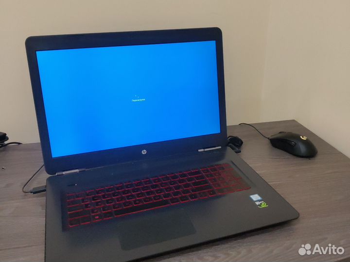 Игровой ноутбук hp gtx 1050ti(4gb)i7700hq