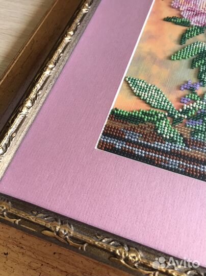 Картина вышитая бисером