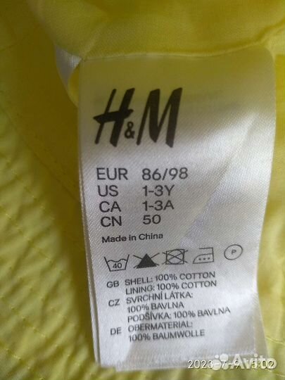 Летняя панама H&M для девочки 1-3 года