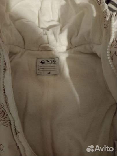 Комбинезон демисезонный baby go 68