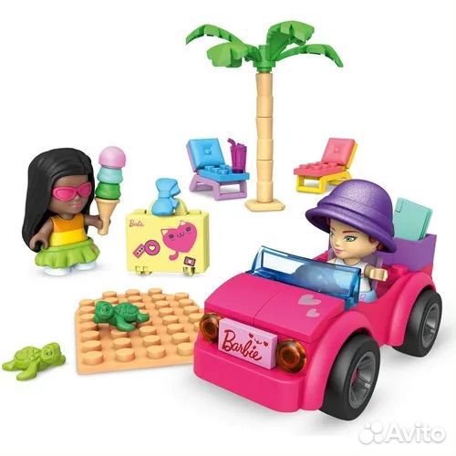 Новый конструктор Barbie Mattel Пляжный кабриолет