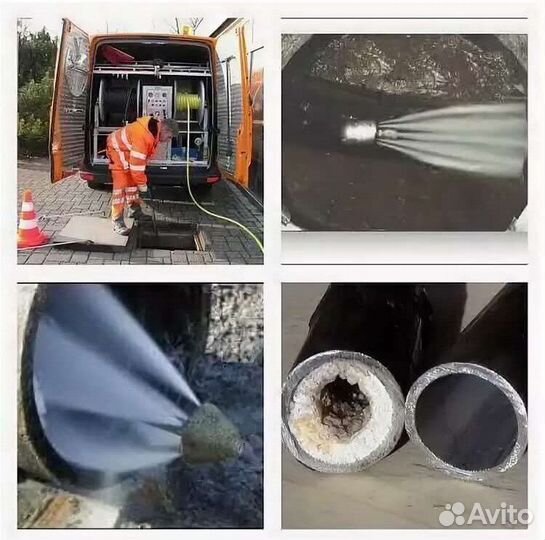 Прочистка канализации, каналопромывочная машина