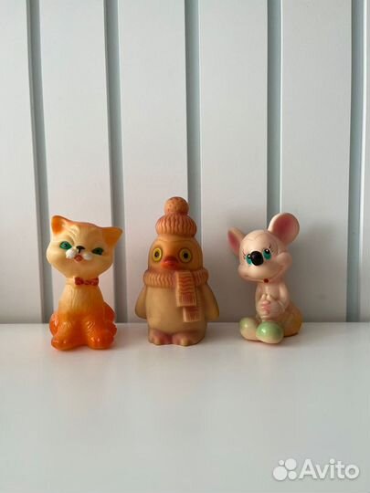 Резиновые игрушки СССР лот 1