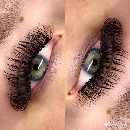 Наращивание ресниц в салоне