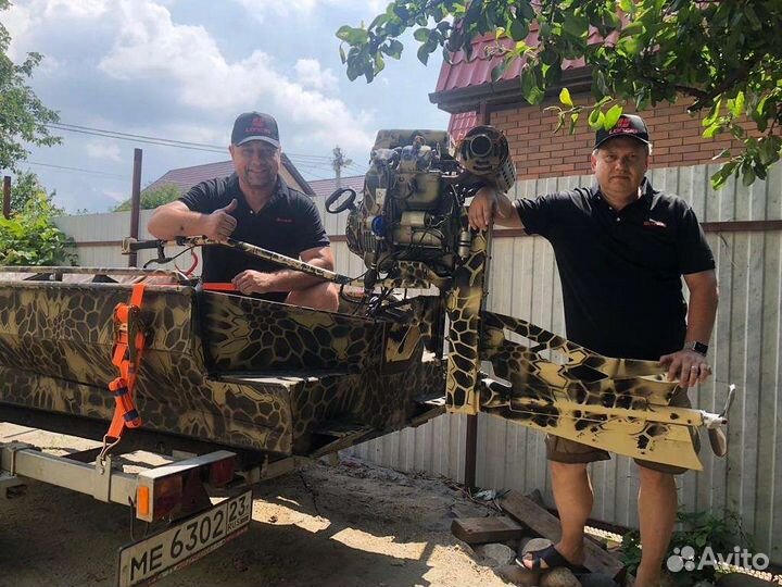 Ремонт моторов-болотоходов