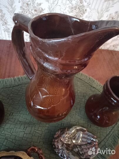 Комплект керамической посуды для декорации