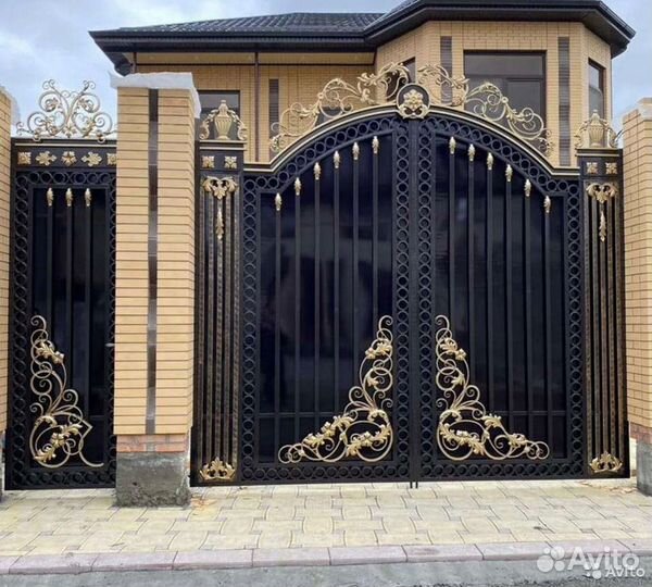 Кованные ворота в Хасавюрте бюджетные за 7 дней