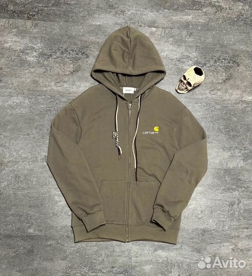 Кофта худи зип Carhartt от 46 до 54