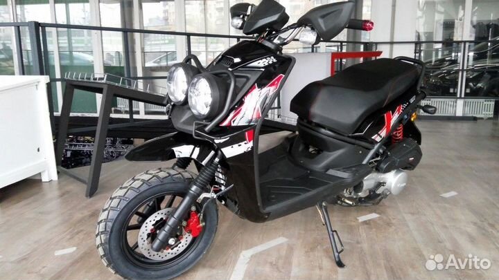 Скутер Yamaha BWS-2 150сс (49сс) Replica, Чёрный