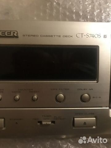 Кассетная дека pioneer ct-s740s