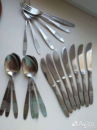 Набор столовых приборов -Рябинка+ коробки