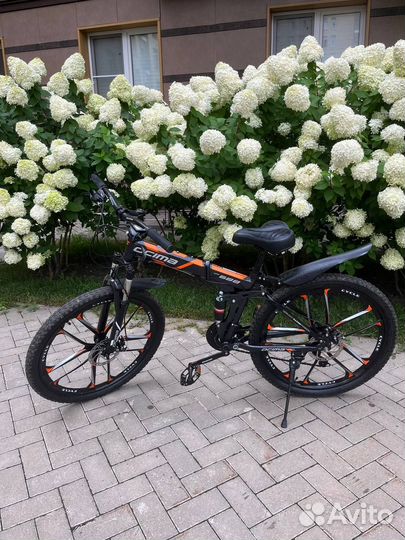 Велосипед складной горный 26 (оранжево-черный)