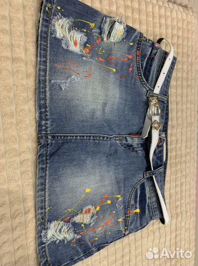 Юбка джинсовая