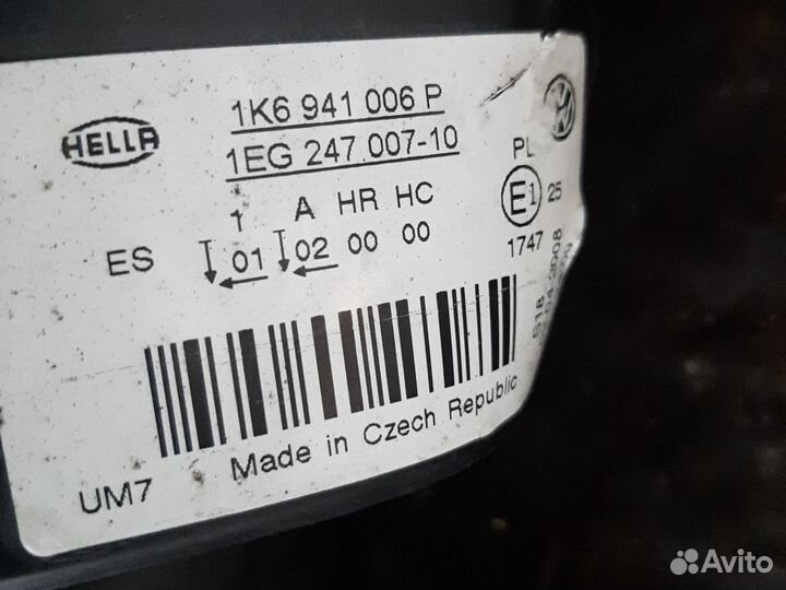 Фара Фольксваген Джетта 5 Гольф 5 оригинал