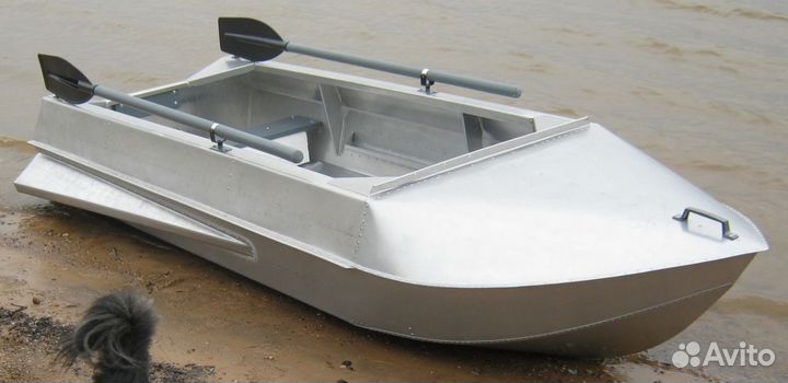 Новая алюм.лодка Романтика-Н 2.8 м.,с булями