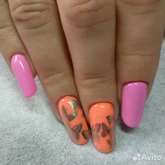 Наращивание ногтей(гель,акрил),гель-лак