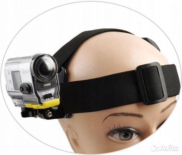 Крепление на голову для камеры Sony Action Cam