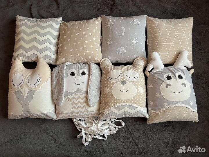 Бортики в детскую кроватку