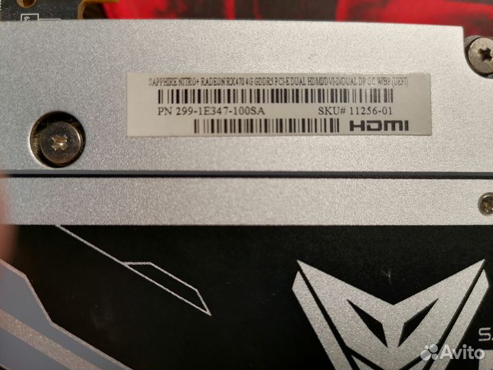 Saphire Nitro+ Radeon RX470 4G под ремонт
