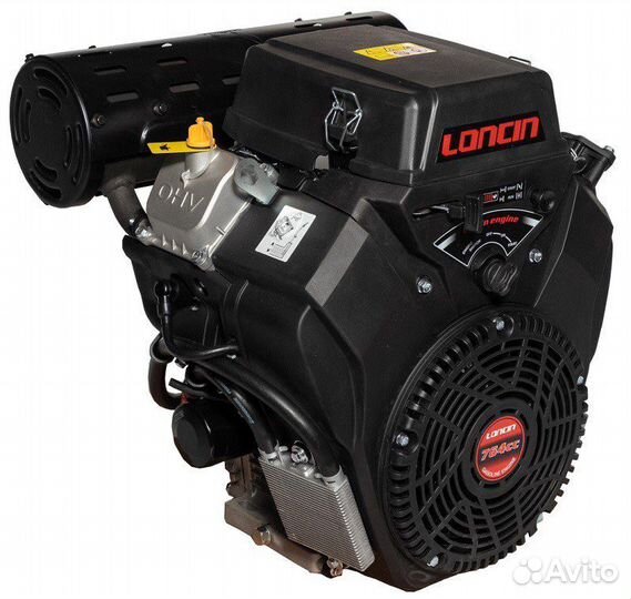Двигатель Loncin lc2v80fd (H type) D25 20А (30лс)