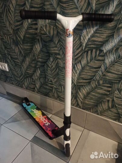 Трюковой самокат oxelo с новой шкуркой