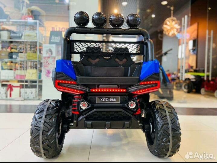 Электромобиль багги 2 места, полный привод,пульт