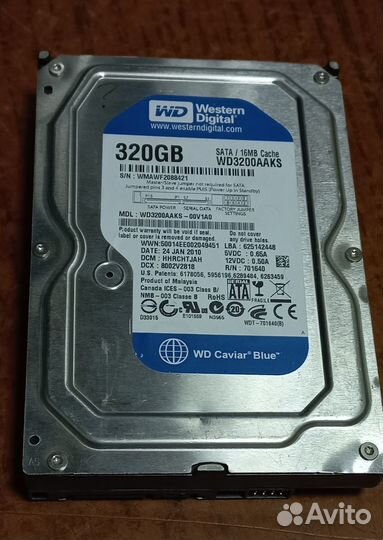 Жесткий диск Barracuda 1 Tb. Western digital 320