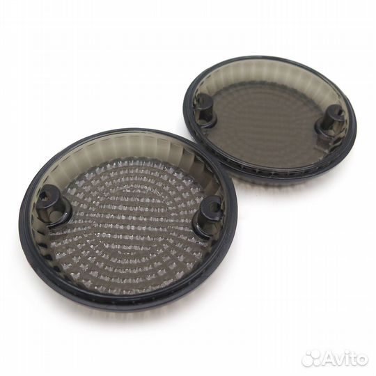 Стекло поворотника Yamaha Kawasaki (Черный )