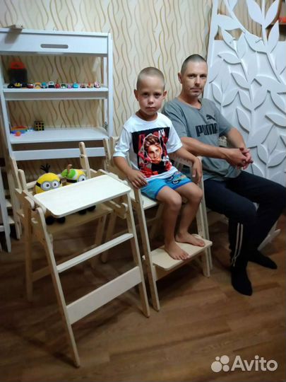 Стульчик для кормления, растущий стул