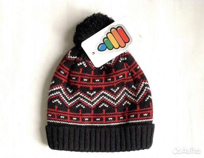 Новая теплая детская шапка 1,5-2 года