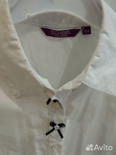 Блузка белая р.134