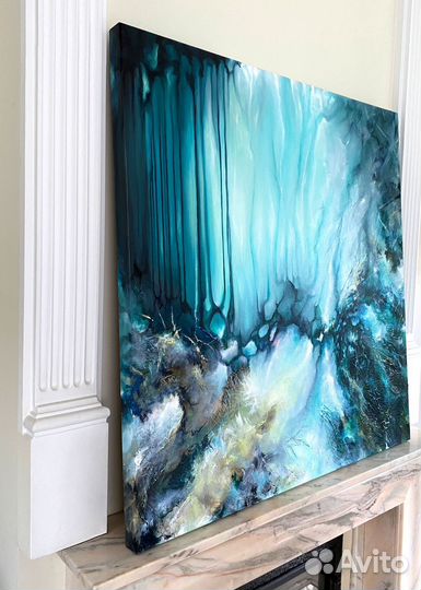 Картина маслом на холсте большая абстракция