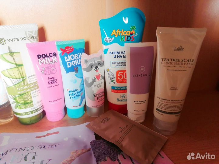 Пакет новой уходовой косметики
