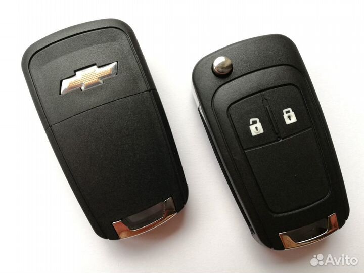 Корпус ключа Chevrolet с двумя кнопками