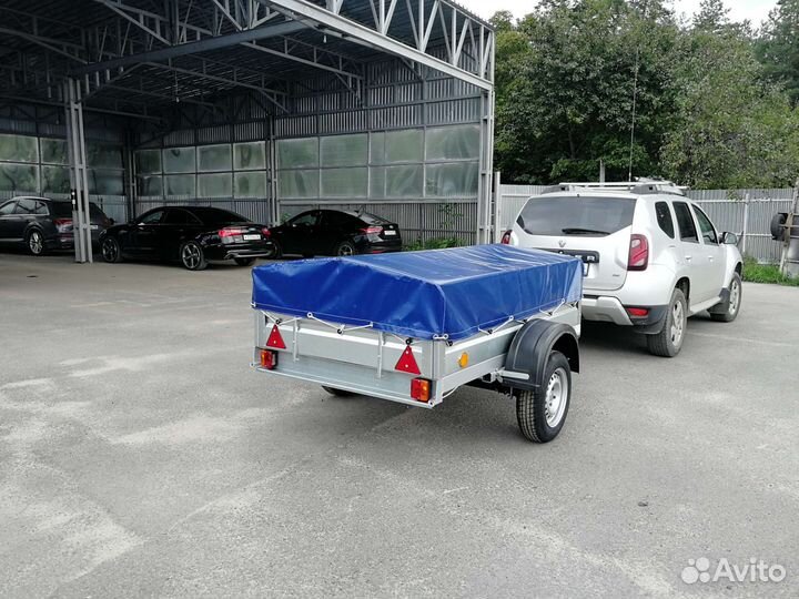 Прицеп цм эко 2*1,3 тент 0.21 без колёс