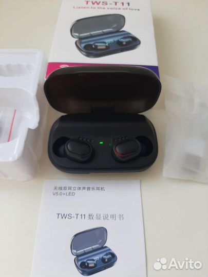 Беспроводные наушники TWS T11,новые