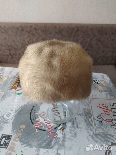 Шапка бандана норковая женская